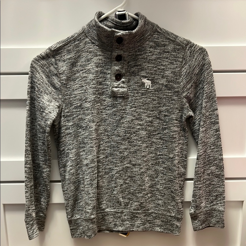 Abercrombie Kids Heather Gray Knit Sweater